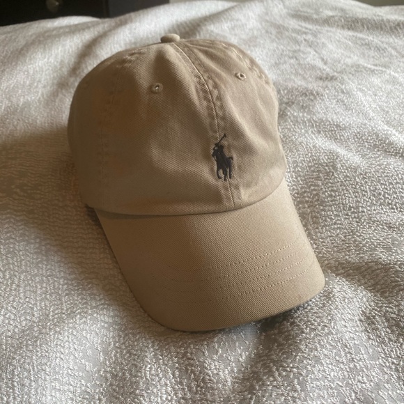 Polo Ralph Lauren Tan Twill Strapback - Picture 1 of 4
